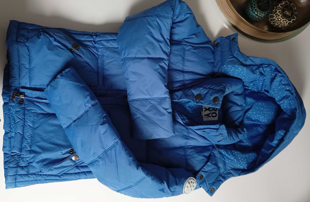 Intensywnie niebieska kurka puchowa Roxy Quiksilver