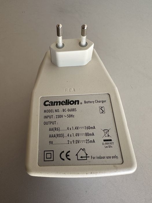 Carregador de pilhas Camelion - PROMOÇÃO434644842258769921
