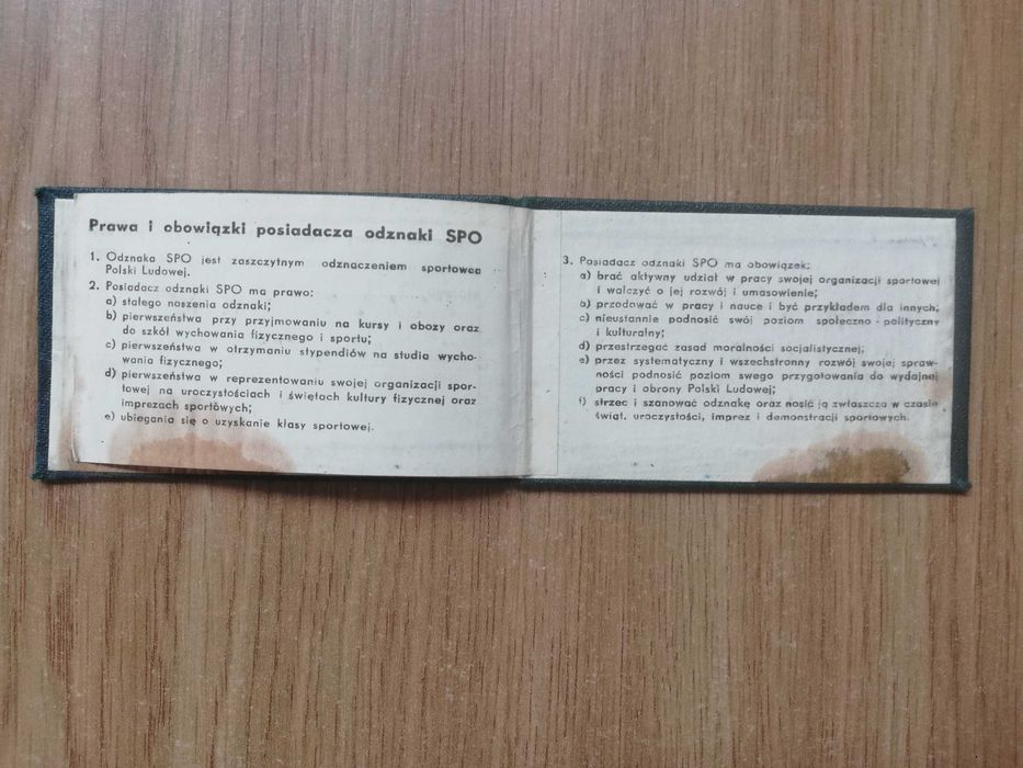 Legitymacja MO dla kolekcjonera z lat PRL.