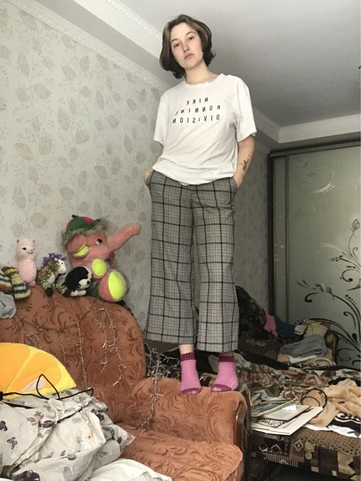 Картаті брюки H&M