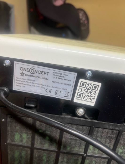 Кліматичний комплекс oneConcept Luftkühler 70W