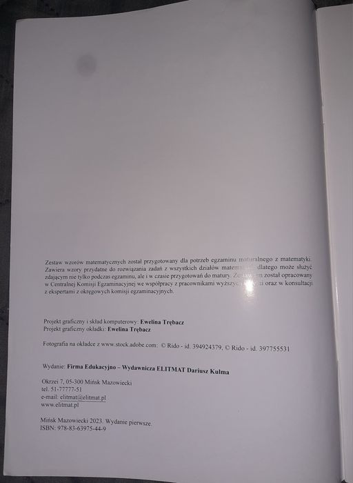 Tablice maturalne z matematyki