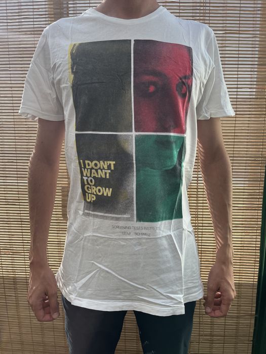 T-shirt branca estampada Pull&Bear