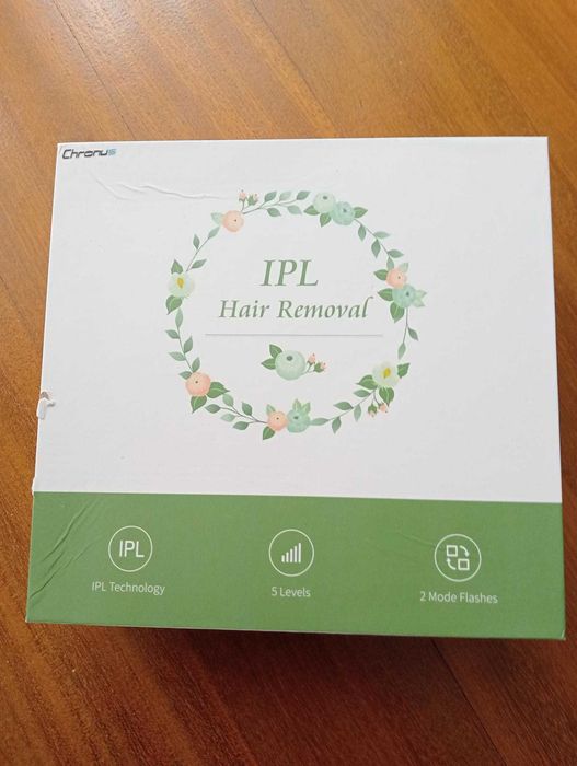Depiladora IPL Luz Pulsada em branco