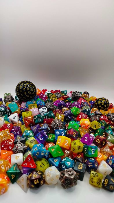 150 losowych kostek do gry 150 kości do gry d&d dnd