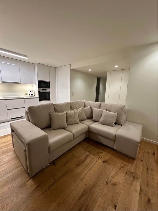 Sofá extensível com arrumação