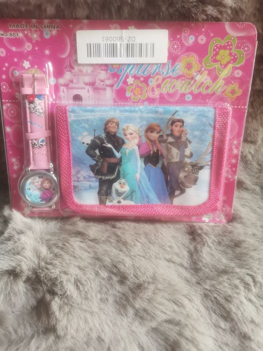 Frozen! Conjunto de relógio e carteira