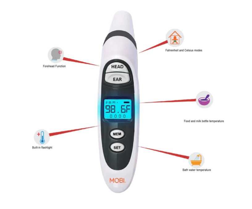 Бесконтактний Термометр Градусник Инфракрасный Безконтактний Цифровой