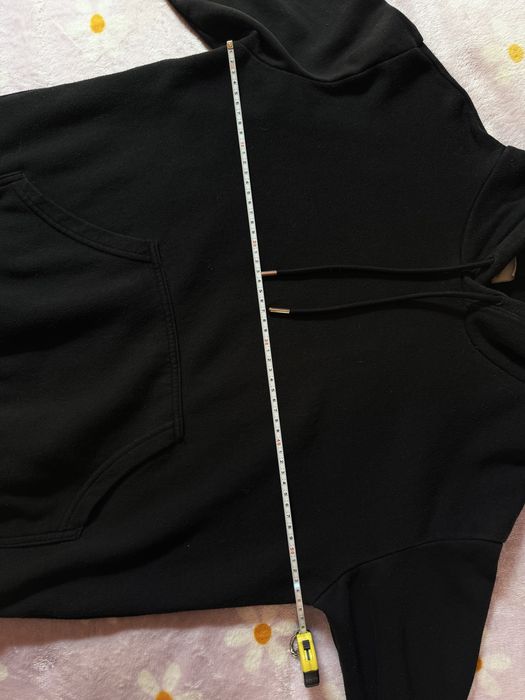 czarna bluza z kapturem H&M