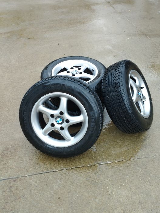 BMW 15 cali 5x120 koła felgi aluminiowe opony zimowe
