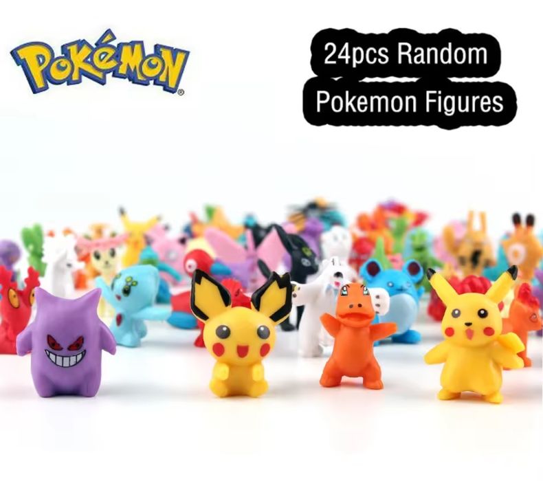 Bolsa + figuras Pokemon