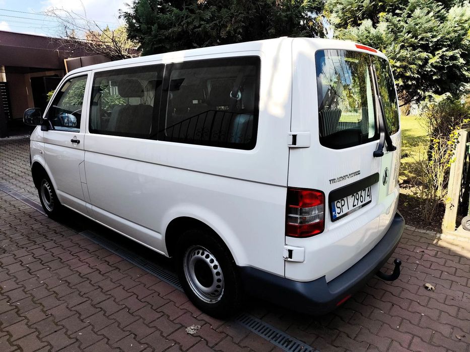 Volkswagen Transporter 2.0 TDI 9 os. Serwis ASO bezwypadkowy