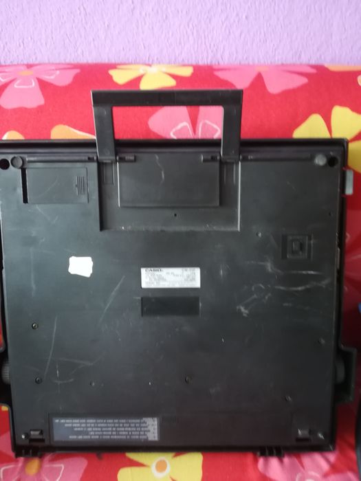 Máquina de escrever antiga Casio writer cw-25