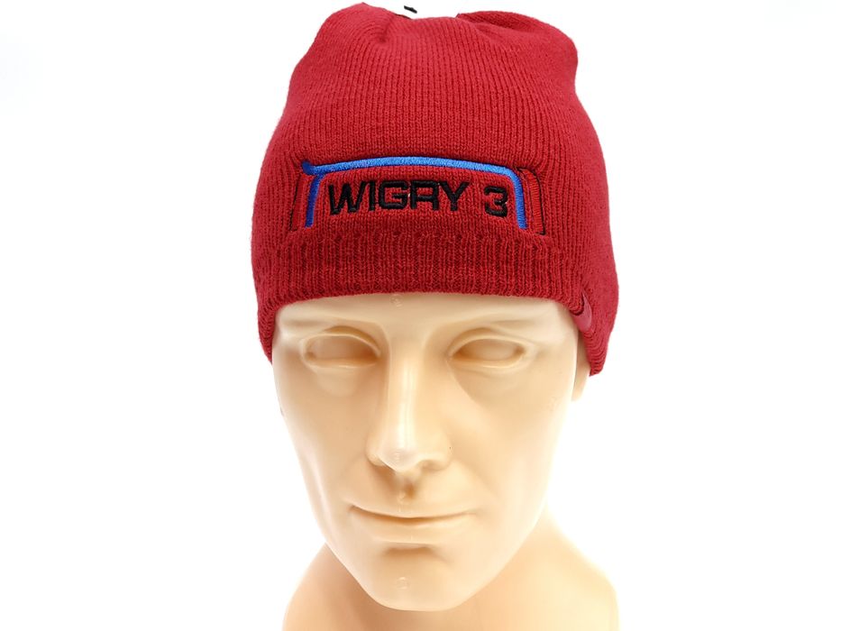 Nowa czapka 4F Wigry3 czerwona zimowa męska/damska sportowa