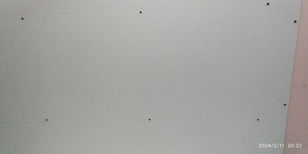 Полка настенная+панель, белый дсп, 2 м