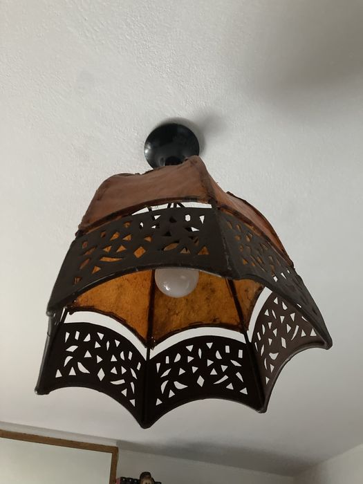 Candeiro em ferro forjado