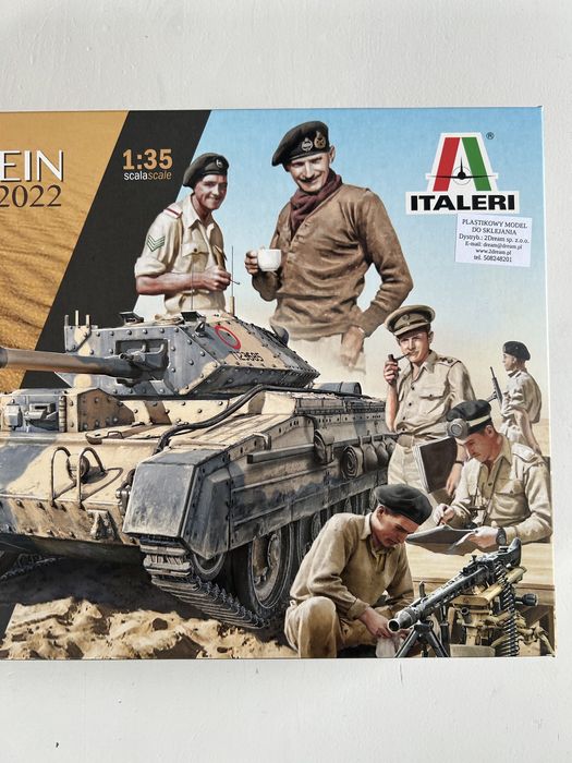 Czołg Crusader Mk.lll El Alamein model Italeri 6592