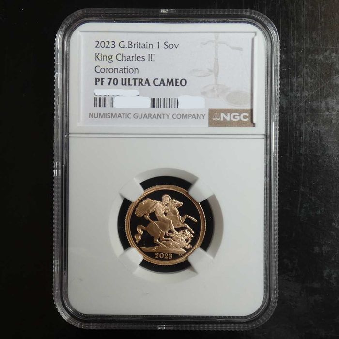 2023 Libra Ouro Proof Coroação PF70UC c/ Caixa e Certificado