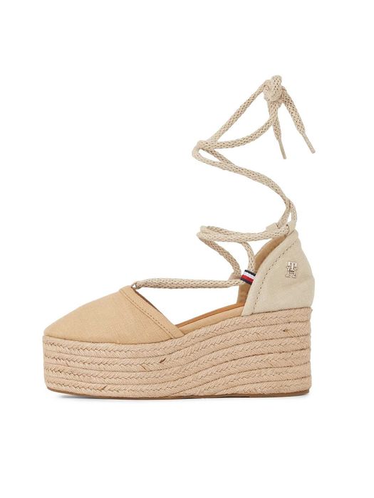 Espadryle w kolorze bezowym Tommy Hilfiger 40