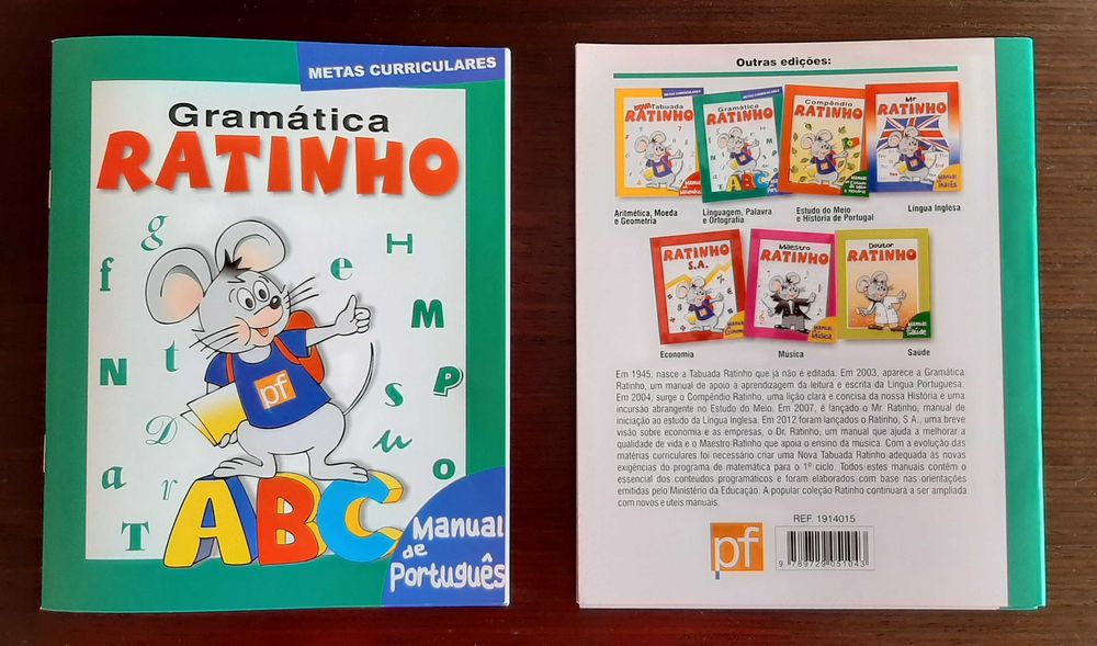 Livro NOVO - Gramática Ratinho - Manual de Português Olivais • OLX.pt