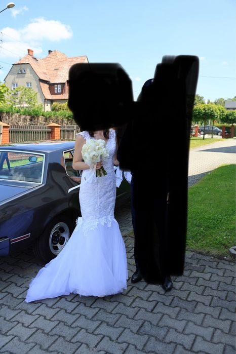 Suknia slubna synrenka rozmiar S