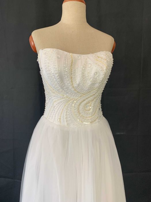 Nowa Zjawiskowa Suknia Ślubna Princessa Księżniczka 40 L na poprawiny