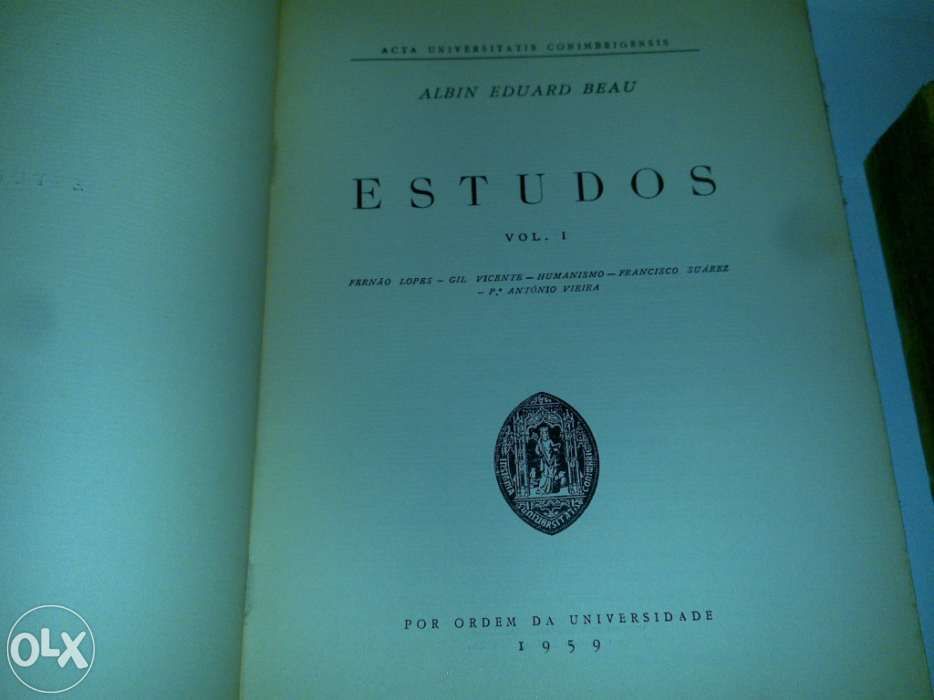 estudos volume I e II (albin eduard beau) 1959 e 1964 - 2 livros raros