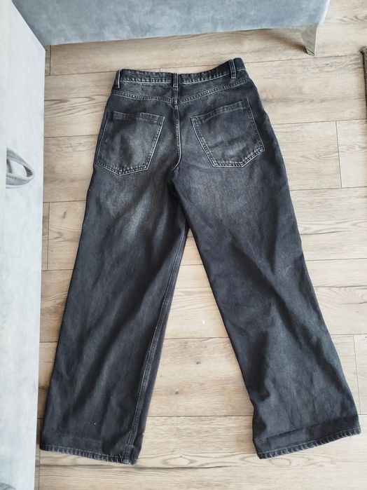 Baggy jeansy czarne house