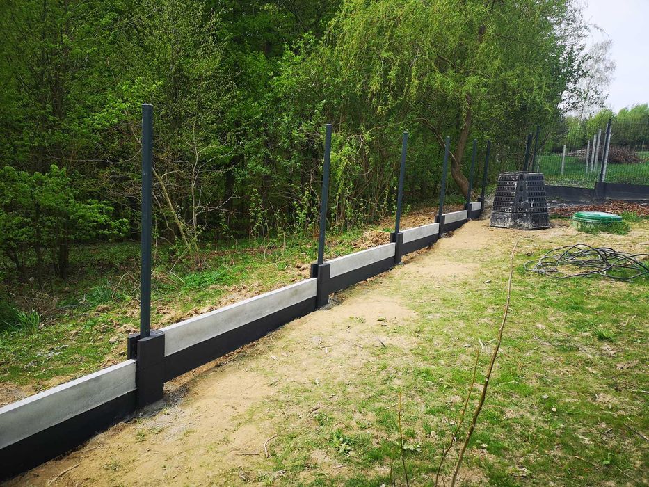 Ogrodzenie Panelowe 3D 153cm FI4 Materiał Montaż Brama Furtka