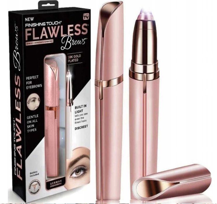 Depilator TRYMER DO BRWI twarzy nosa ciała w formie szminki