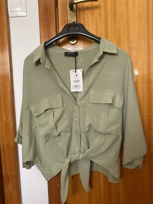 Camisa verde da Bershka