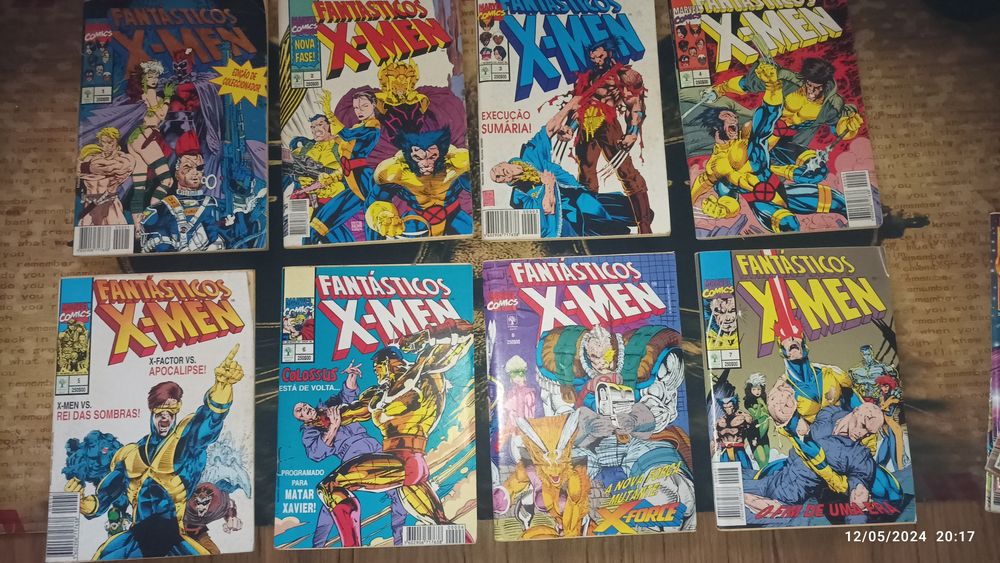Revistas Marvel antigas em português de Portugal