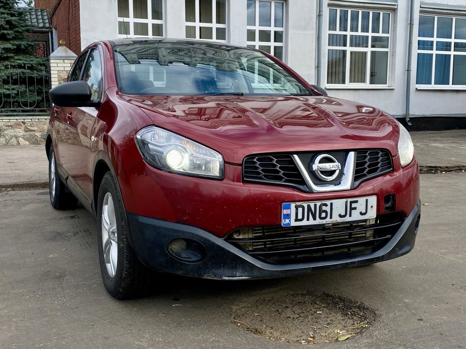 Авто нерозмитнене Nissan Qashqai 2011р +2 дизель 1.5