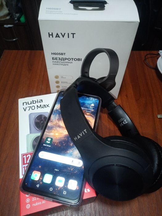 Телефон з великим экраном 6,9" ZTE nubia V70 MAX