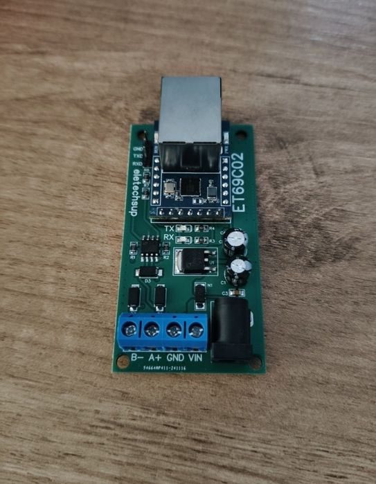 Moduł Ethernet RS485 ET69C02 (RJ45)