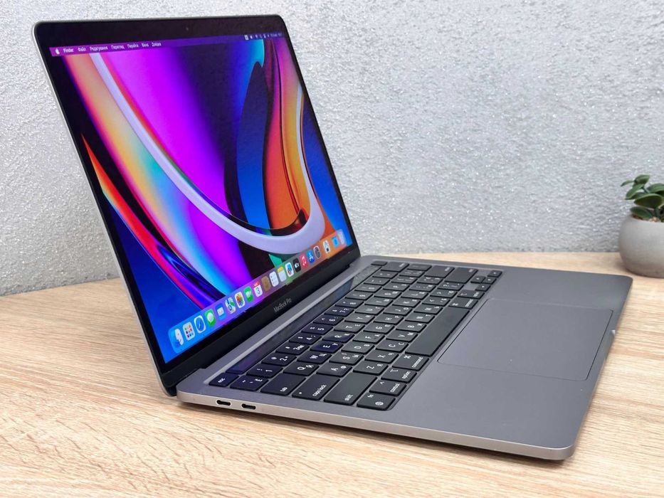 Apple MacBook Pro M1 2020/13.3"(2560X1600) 2338 Spece Gray/8Gb Ram/512Гб SSD/БЕЗ БЛОКУВАНЬ/ІДЕАЛ/Гарантія 3міс! /Макбук Про М1 Львів /Повний/Комплект!