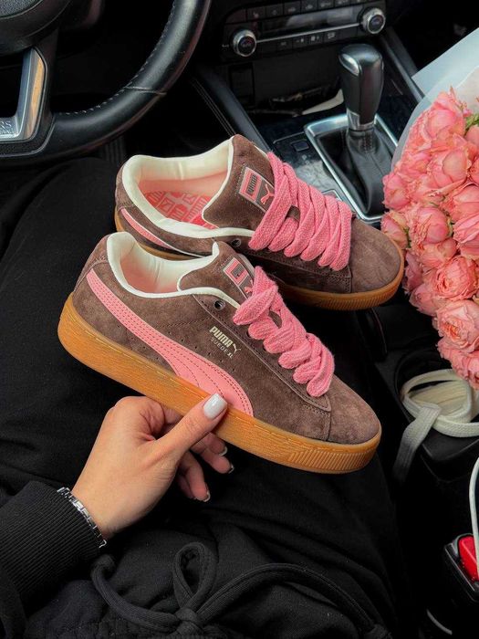 !PREMIUM! Puma Suede XL Brown Pink 36 37 38 39 40 41 | пума суед хл