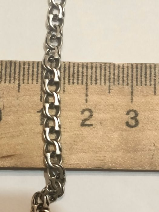 срібний чоловічий ланцюжок