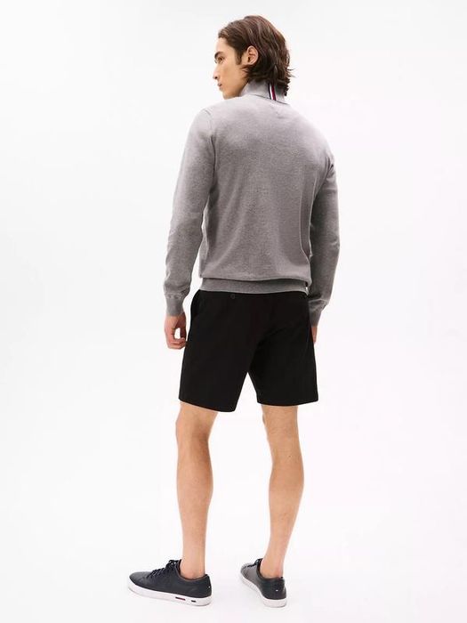 Оригінальний чоловічий светр з коміром tommy hilfiger, 1/4 зіп кофта