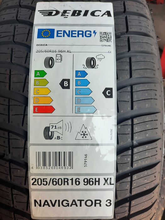 4szt. nowe opony całoroczne 205/60R16 Dębica Navigator 3 W-wa