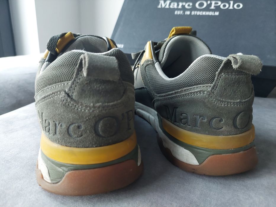 Sneakersy niskie męskie r.42 Marc O'Polo adidasy khaki
