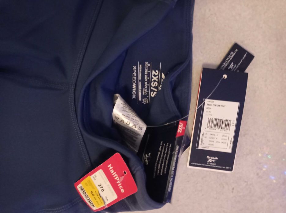 NOWE Legginsy r. XS/S Reebok