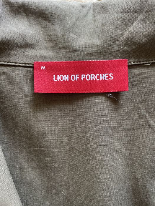 Vestido Lion of Porches M em gabardine com cinto