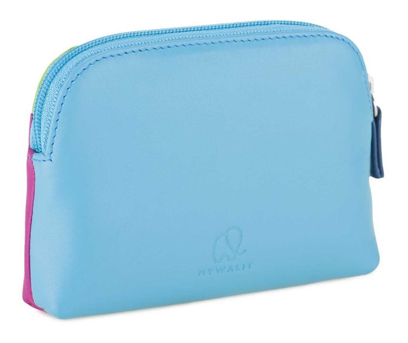 Bolsa grande para moedas em pele MYWALIT na cor Liguria