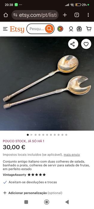 Talheres em prata antiga e peças decorativas em bronze e prata.