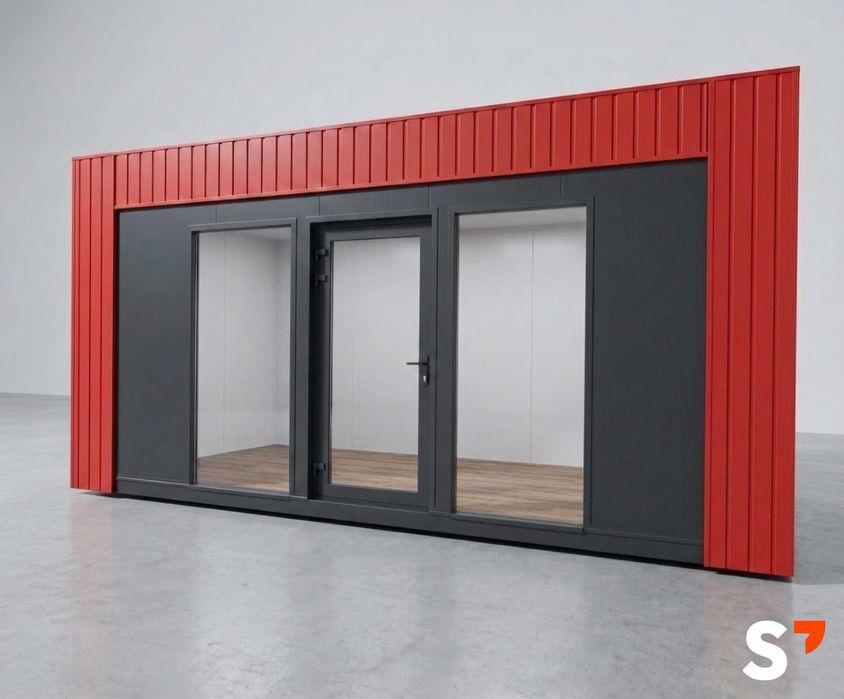 Kontener 6x3 handlowy, socjalny, biurowy, magazynowy – STAGO Namysłów