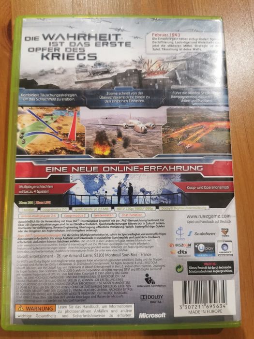 RUSE Don't Believe What You See Xbox 360