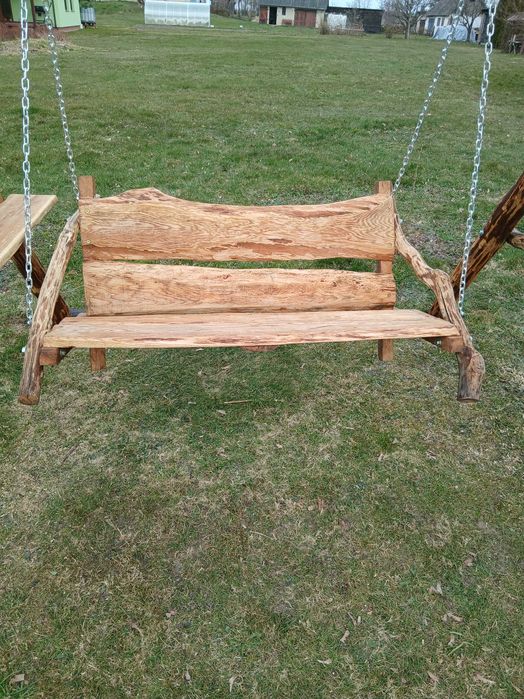 Huśtawka dębowa(Nowość)ogrodowa