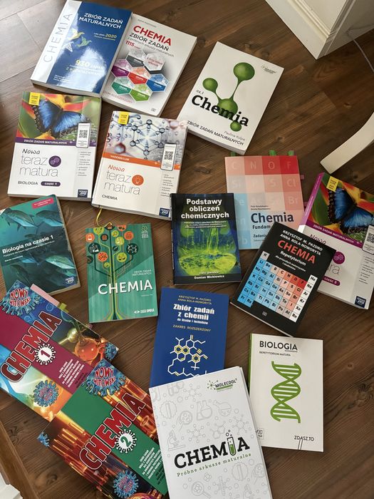 Książki podręczniki matura biologia chemia Farmacja Lekarski Medycyna