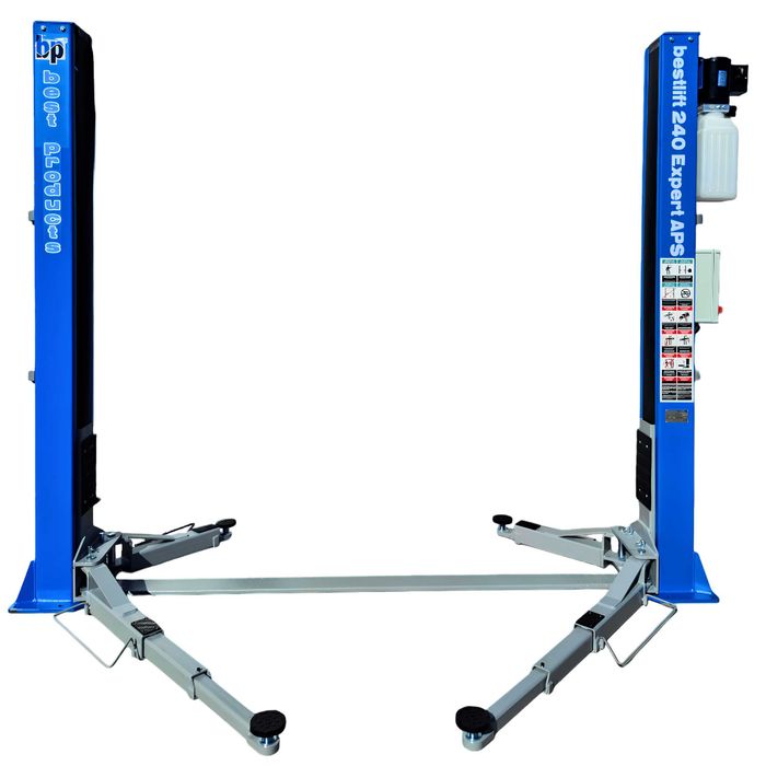 BEST PRODUCTS BESTLIFT 240 EXPERT APS podnośnik dwukolumnowy samochodowy 4T SYSTEM APS + OLEJ Hydrauliczny HL32